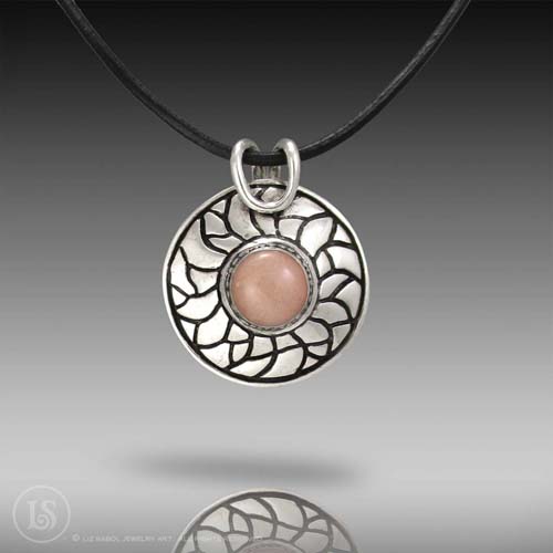 Forest Gem Pendant, 999 Fine Silver