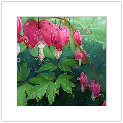 Bleeding Heart Print, Giclee